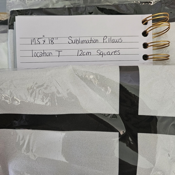 Sublimation blank White and Black Cross Pattern pillow case bundle of 4 - Picture 5 of 7